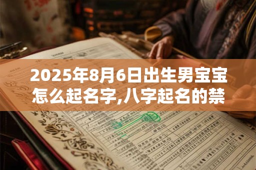 2025年8月6日出生男宝宝怎么起名字,八字起名的禁忌