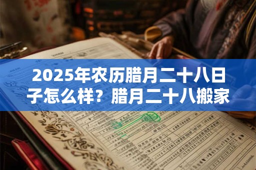 2025年农历腊月二十八日子怎么样？腊月二十八搬家是吉日？