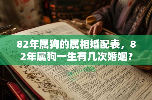 82年属狗的属相婚配表，82年属狗一生有几次婚姻？