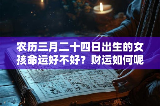 农历三月二十四日出生的女孩命运好不好？财运如何呢？