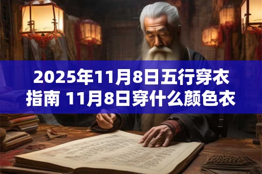 2025年11月8日五行穿衣指南 11月8日穿什么颜色衣服