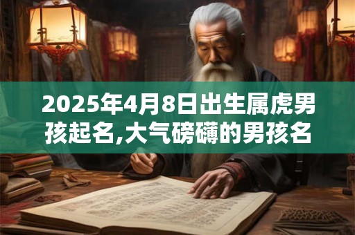 2025年4月8日出生属虎男孩起名,大气磅礴的男孩名字