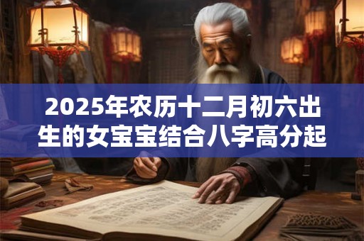 2025年农历十二月初六出生的女宝宝结合八字高分起名