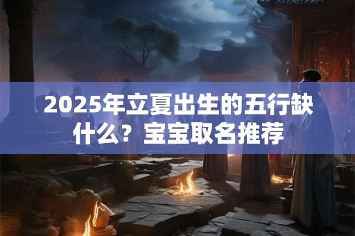 2025年立夏出生的五行缺什么？宝宝取名推荐