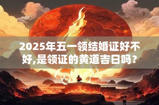 2025年五一领结婚证好不好,是领证的黄道吉日吗？