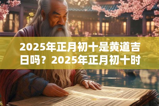 2025年正月初十是黄道吉日吗？2025年正月初十时辰吉凶一览表