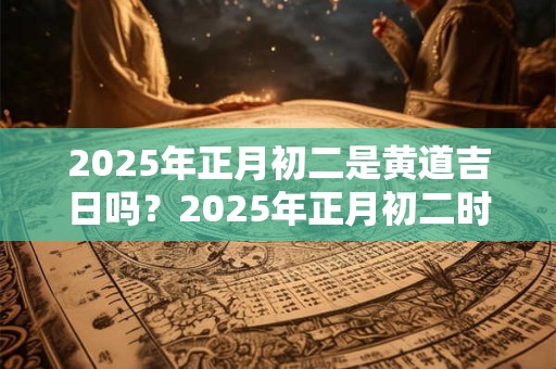 2025年正月初二是黄道吉日吗？2025年正月初二时辰吉凶一览表