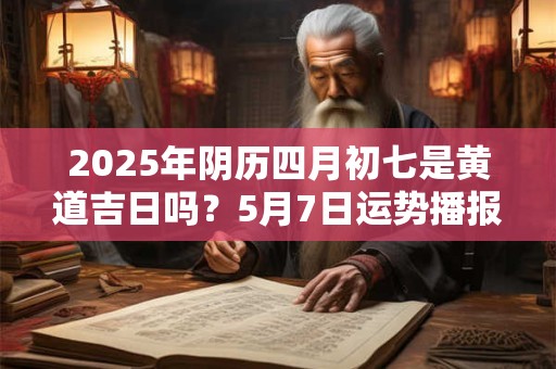 2025年阴历四月初七是黄道吉日吗？5月7日运势播报