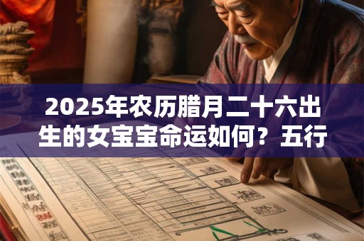 2025年农历腊月二十六出生的女宝宝命运如何？五行缺什么