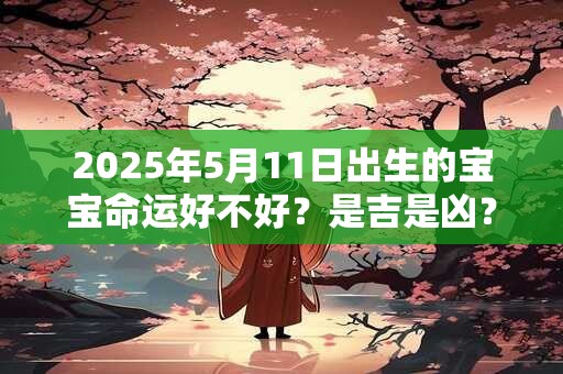 2025年5月11日出生的宝宝命运好不好？是吉是凶？
