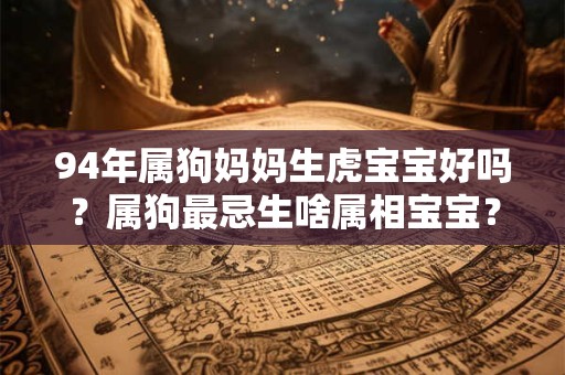 94年属狗妈妈生虎宝宝好吗？属狗最忌生啥属相宝宝？