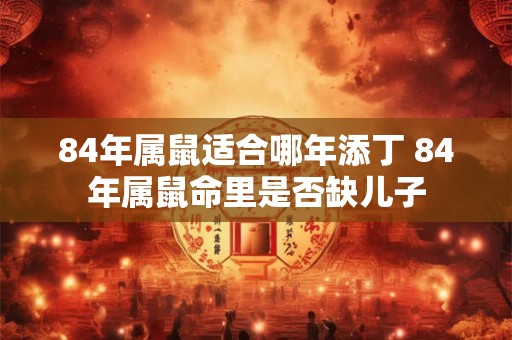 84年属鼠适合哪年添丁 84年属鼠命里是否缺儿子