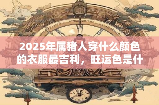 2025年属猪人穿什么颜色的衣服最吉利，旺运色是什么？