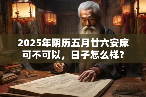 2025年阴历五月廿六安床可不可以，日子怎么样？