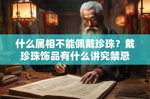 什么属相不能佩戴珍珠？戴珍珠饰品有什么讲究禁忌