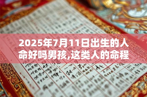 2025年7月11日出生的人命好吗男孩,这类人的命程详解