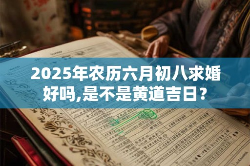 2025年农历六月初八求婚好吗,是不是黄道吉日？