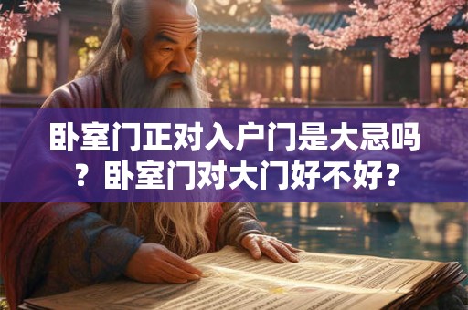 卧室门正对入户门是大忌吗？卧室门对大门好不好？