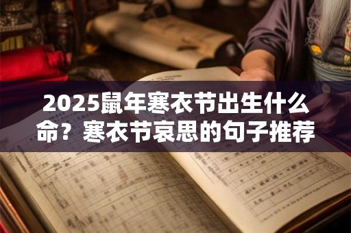 2025鼠年寒衣节出生什么命？寒衣节哀思的句子推荐