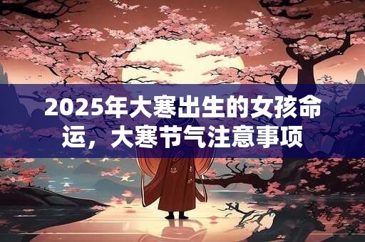 2025年大寒出生的女孩命运，大寒节气注意事项