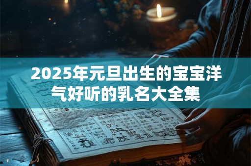 2025年元旦出生的宝宝洋气好听的乳名大全集