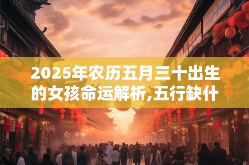 详细阅读:2025年农历五月三十出生的女孩命运解析,五行缺什么? 2025年农历五月三十出生的女孩命运解析,五行缺什么?