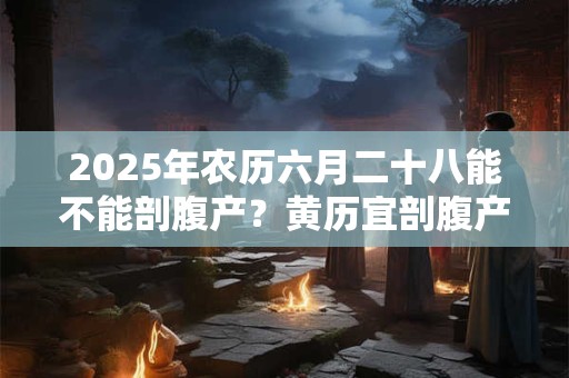 2025年农历六月二十八能不能剖腹产？黄历宜剖腹产吗