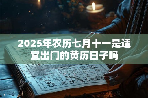 2025年农历七月十一是适宜出门的黄历日子吗