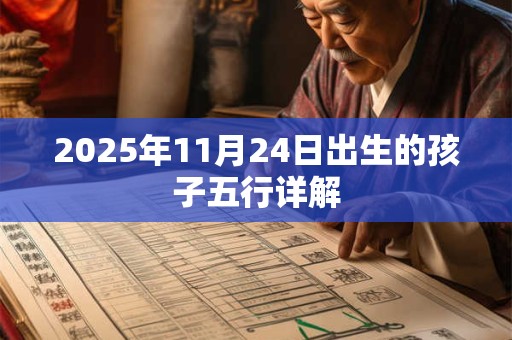 2025年11月24日出生的孩子五行详解
