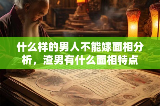 什么样的男人不能嫁面相分析，渣男有什么面相特点