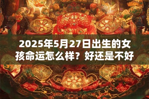 2025年5月27日出生的女孩命运怎么样？好还是不好？