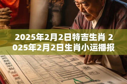 2025年2月2日特吉生肖 2025年2月2日生肖小运播报