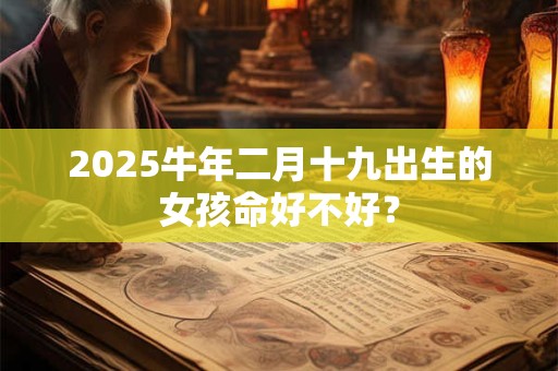 2025牛年二月十九出生的女孩命好不好？