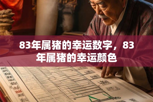 83年属猪的幸运数字，83年属猪的幸运颜色
