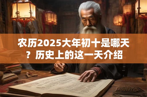 农历2025大年初十是哪天？历史上的这一天介绍