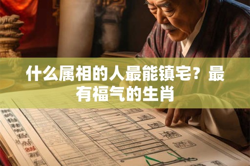 什么属相的人最能镇宅？最有福气的生肖