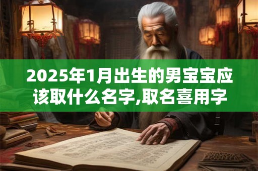 2025年1月出生的男宝宝应该取什么名字,取名喜用字