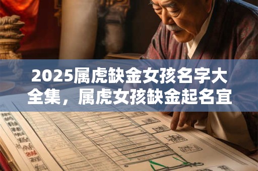 2025属虎缺金女孩名字大全集，属虎女孩缺金起名宜用字