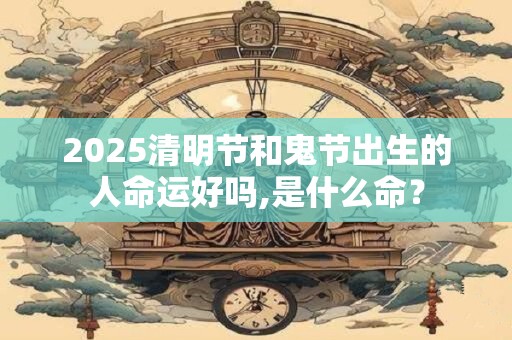2025清明节和鬼节出生的人命运好吗,是什么命？