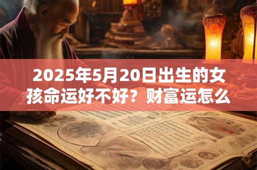 2025年5月20日出生的女孩命运好不好？财富运怎么样？