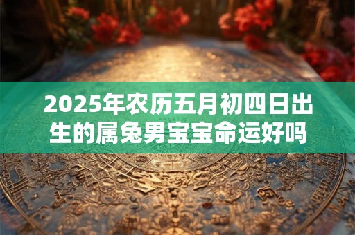 2025年农历五月初四日出生的属兔男宝宝命运好吗