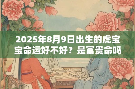 2025年8月9日出生的虎宝宝命运好不好？是富贵命吗？