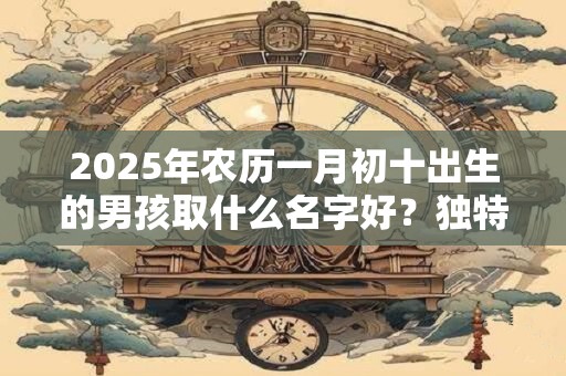 2025年农历一月初十出生的男孩取什么名字好？独特有志向的名字推荐