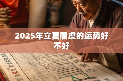 2025年立夏属虎的运势好不好
