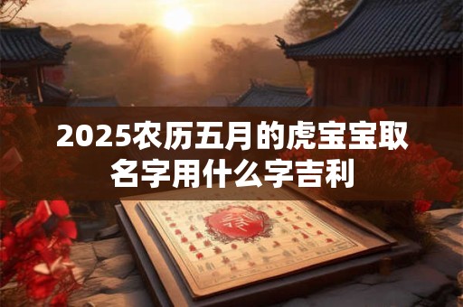 2025农历五月的虎宝宝取名字用什么字吉利