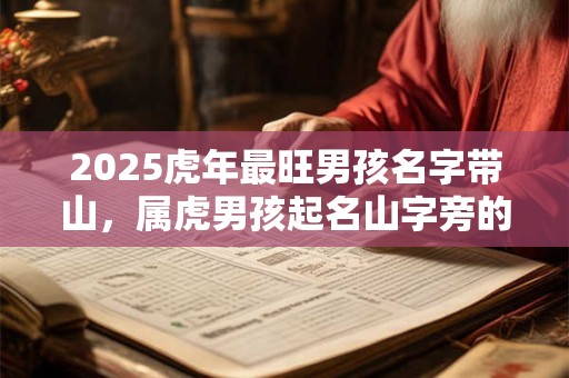 2025虎年最旺男孩名字带山，属虎男孩起名山字旁的字