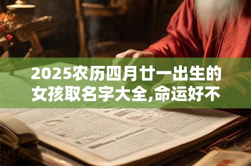 2025农历四月廿一出生的女孩取名字大全,命运好不好