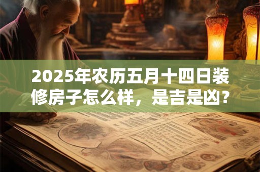 2025年农历五月十四日装修房子怎么样，是吉是凶？