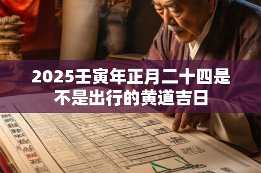 2025壬寅年正月二十四是不是出行的黄道吉日