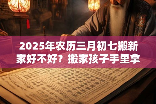 2025年农历三月初七搬新家好不好？搬家孩子手里拿什么？